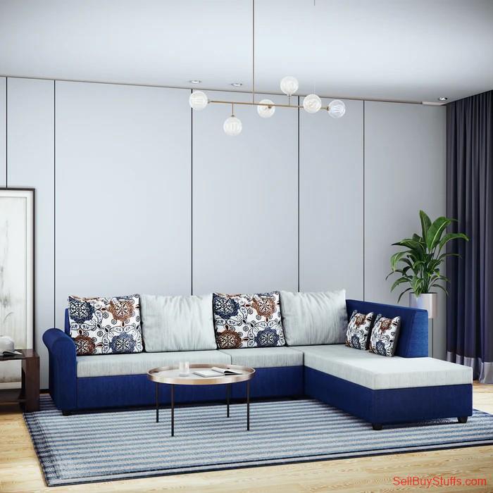 Indore  Bharat Lifestyle L Shape Sofa Set for Living Room – Stylish & Comfortable