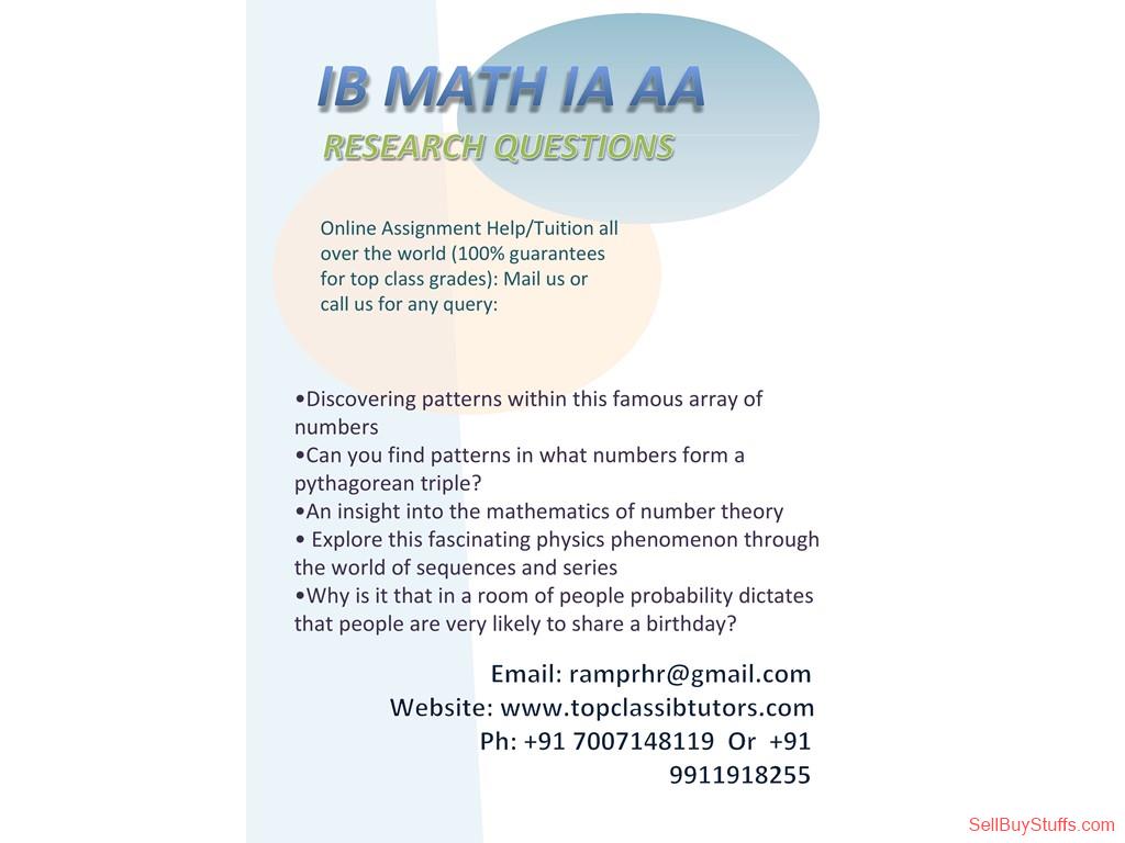 Bangalore IB IA EE topics rq research questions projects writing help tutors examples samples