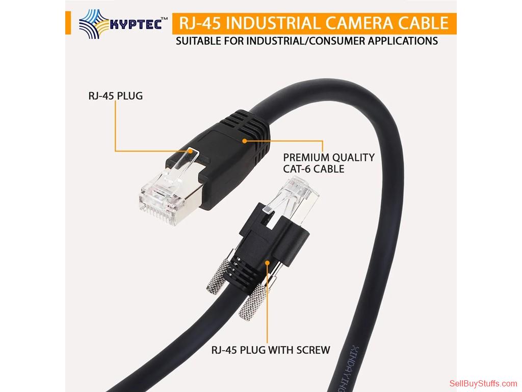 Australia Classifieds GigE Machine Vision CAT 6 Camera Cable with Screw-Locking RJ-45 Connectors – Kyptec Automation®