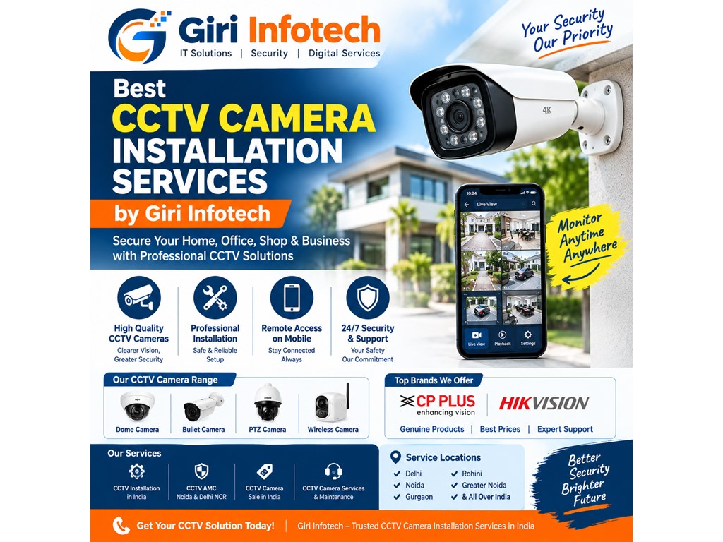 Australia Classifieds CCTV Camera Installation and Repair Services Sector 15 Noida