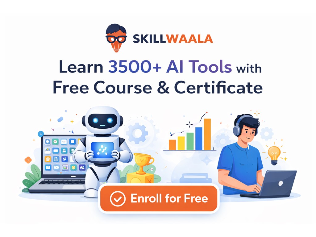 Jaipur Explore 3500 AI Tools with Hands On Learning Skillwaala