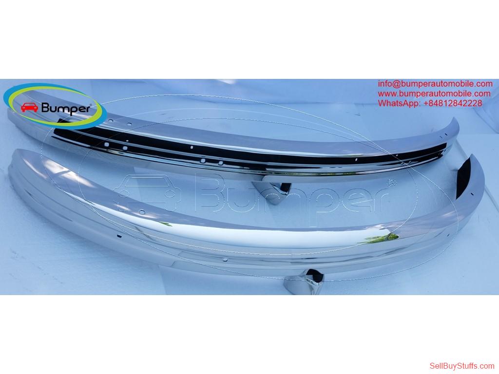 Delhi Volkswagen Beetle bumper type (1968-1974) by stainless steel  (VW Käfer Stoßfänger satz) new