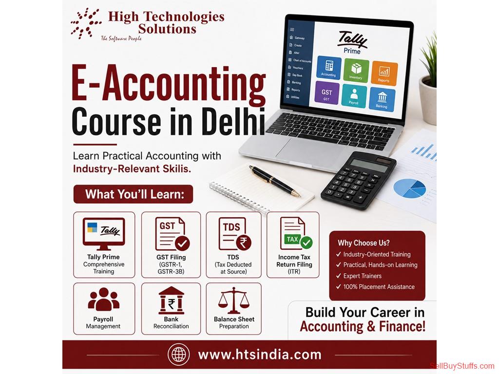 Delhi E-Accounting Course in Delhi for Career Growth | HTS