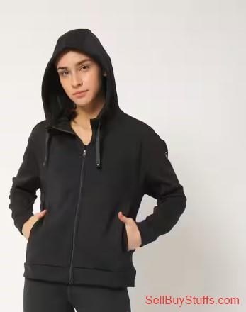 Mumbai Zip-Front Hoodie with Insert Pockets