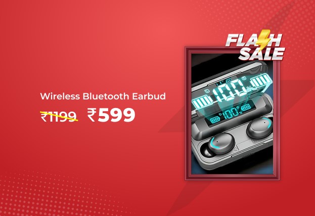 Pune Wireless Bluetooth Earbud @ Rs 599 Worth Rs 1199