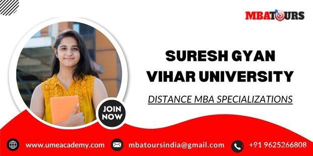 Jaipur Suresh gyan vihar university distance mba specializations