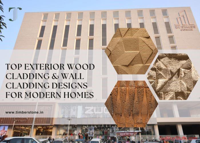 Jaipur Top Exterior Wood Cladding & Wall Cladding Designs For Modern Homes