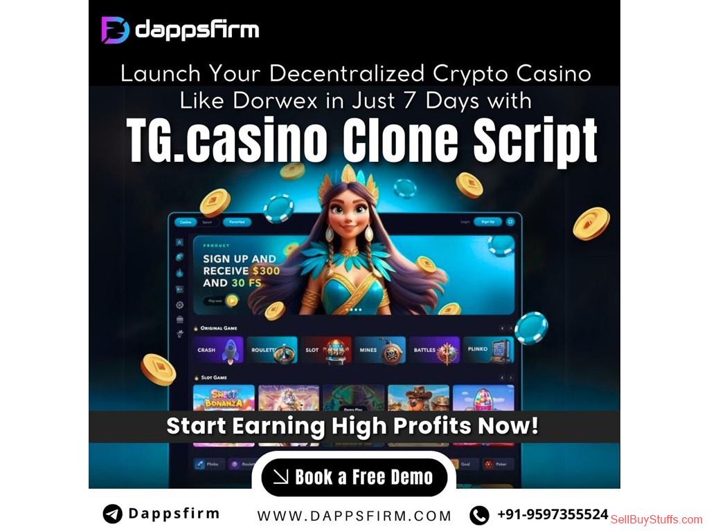 Indore TG.Casino Clone Script with Seamless Crypto Wallet Support