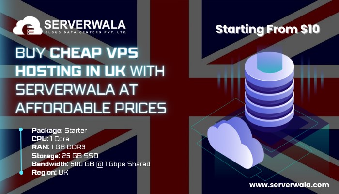 Amarpur Buy Cheap VPS Hosting in UK With Serverwala At Affordable Prices