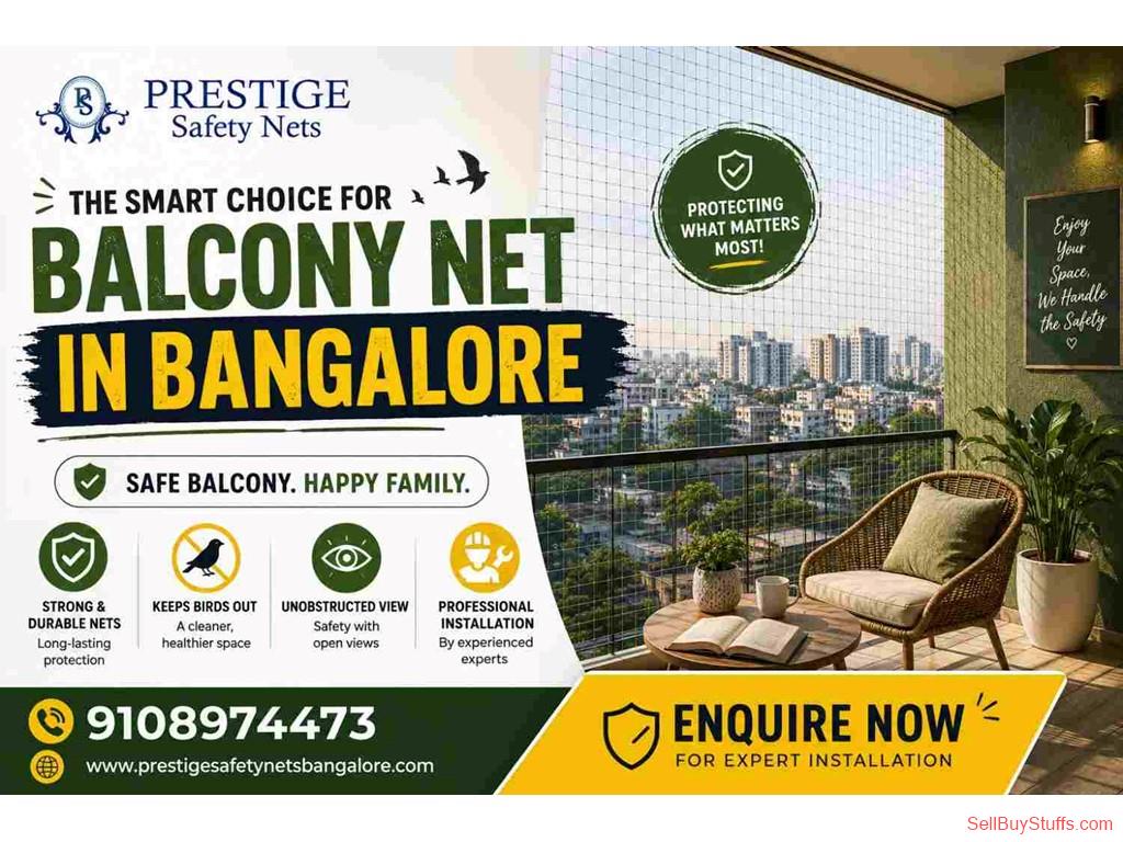 Bangalore Durable Balcony Net in Bangalore – Prestige Safety Nets