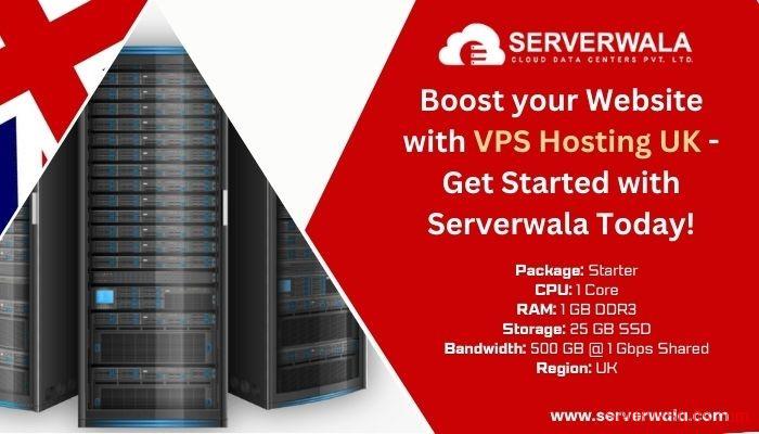 second hand/new:  Boost your Website with VPS Hosting UK - Get Started with Serverwala Today!