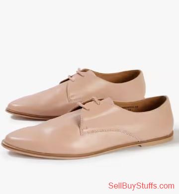 Mumbai Pointed-Toe Derby Flat Shoes