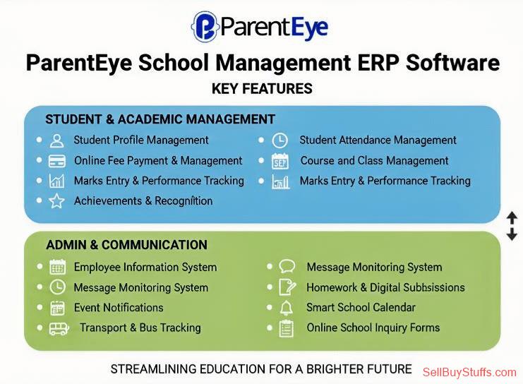 Jaipur ParentEye ERP Software for School | Smart & Complete Management Solution