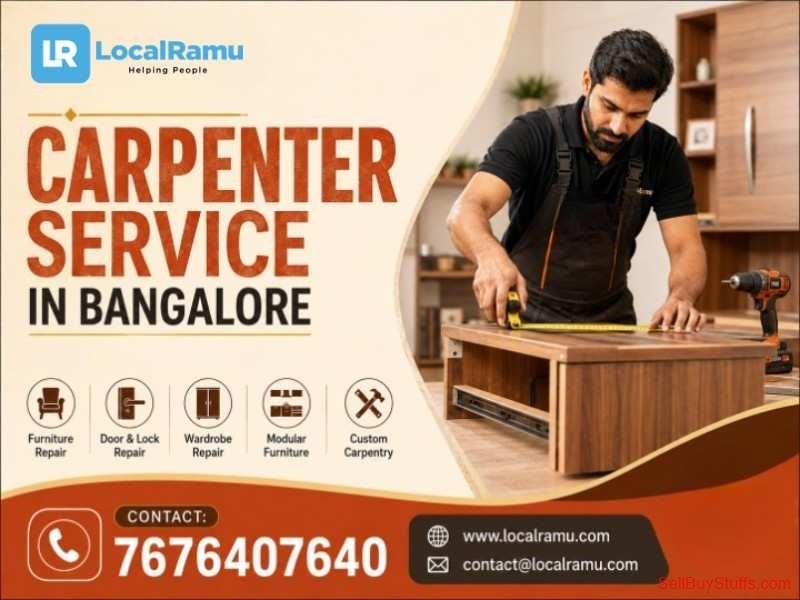 Bangalore Get Your Carpentry Issues Fixed with LocalRamu in Bangalore
