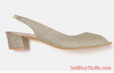Mumbai Peep-Toe Slingback Heeled Sandals