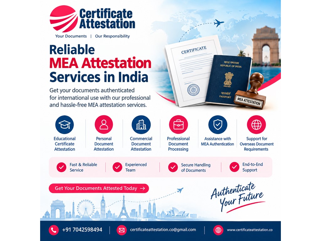 Australia Classifieds MEA Attestation Services in India