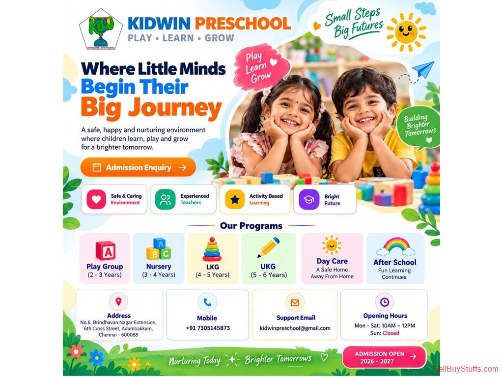 Indore After School Program for Kids in Adambakkam, Chennai