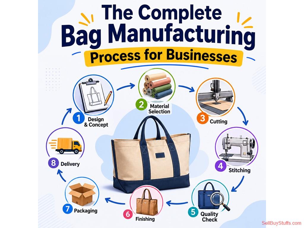 Delhi The Complete Bag Manufacturing Process for Businesses