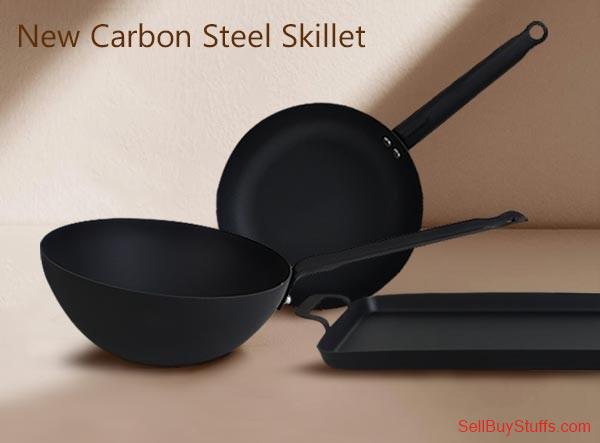 Select City Rust Resistant 10 Inch Coating-Free Carbon Steel Skillet for sale