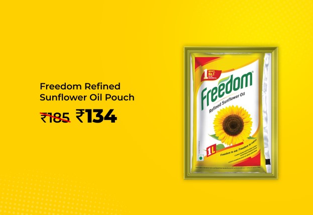 Freedom Refined Sunflower Oil Pouch (1 L) @ Rs 134 Worth Rs 185 Australia Classifieds Freedom Refined Sunflower Oil Pouch (1 L) @ Rs 134 Worth Rs 185