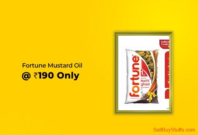Pune Fortune Mustard Oil Pouch (1L) @ Rs 190 Only
