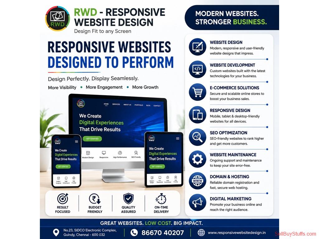 Chennai Website Redesign Company Chennai | Modern Web Design Solutions!