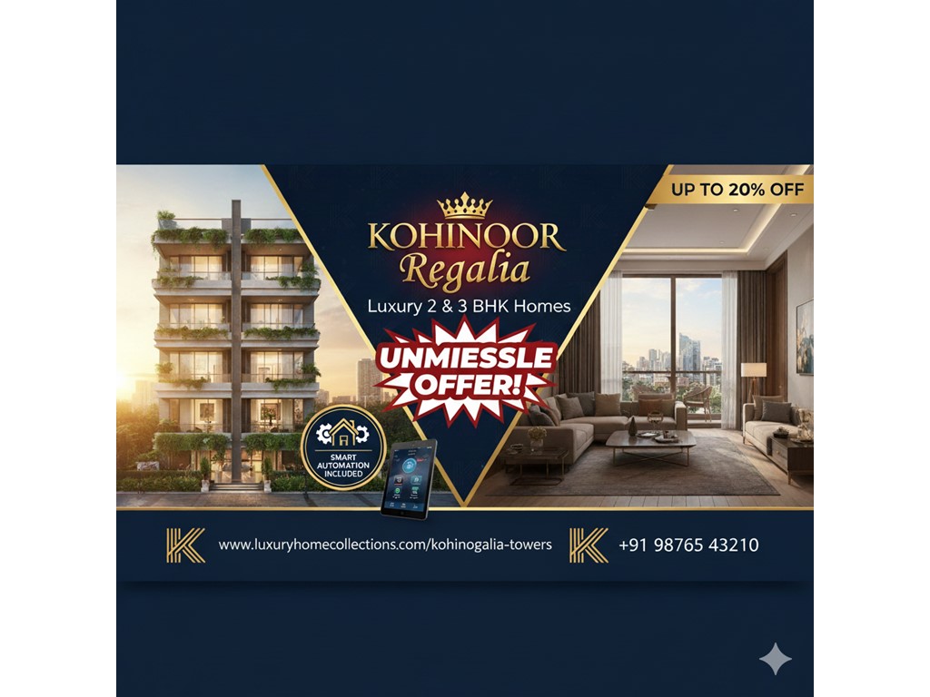Pune KOHINOOR Regalia – Premium Homes Crafted for Modern Families
