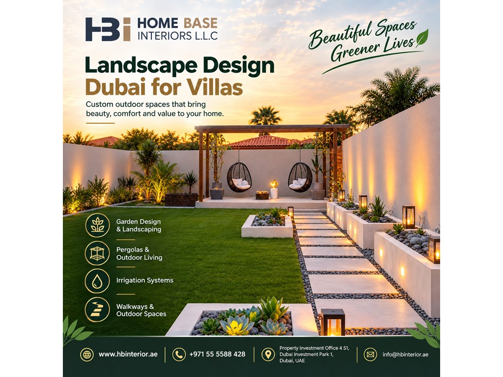 Indore Landscape Design Dubai for Villas and Outdoor Spaces