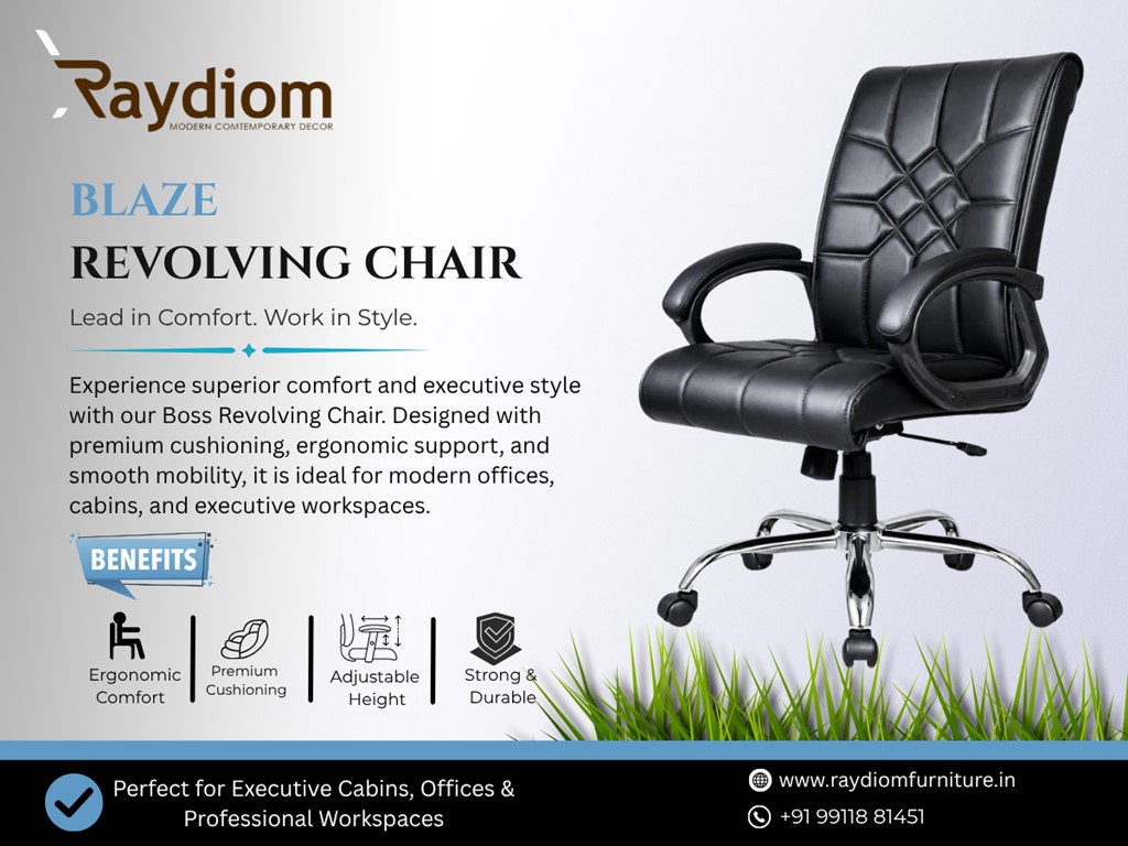 Ghaziabad Blaze Revolving Chair | Executive Office Comfort
