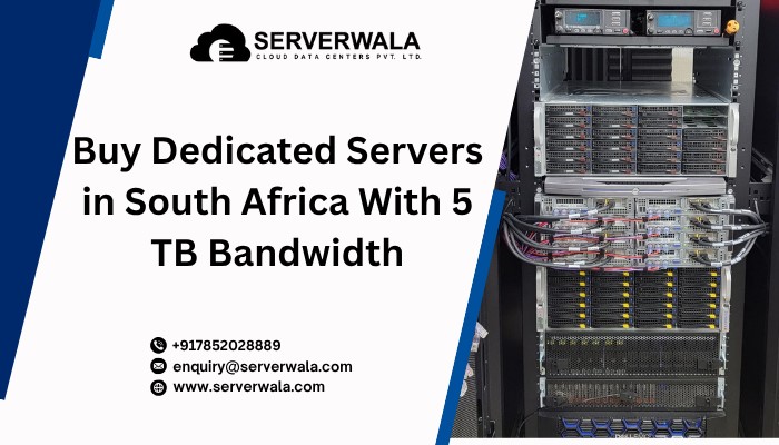 Jaipur Buy Dedicated Servers in South Africa With 5 TB Bandwidth