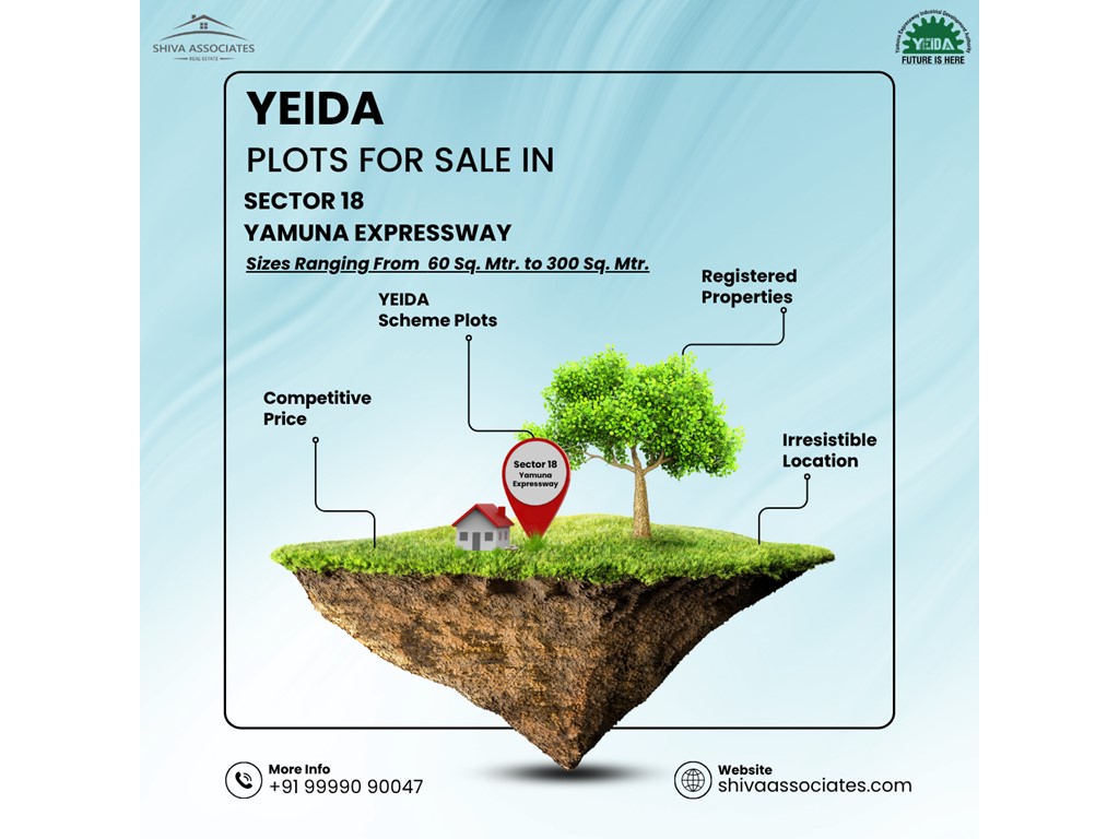 Plots for Sale in Sector 18, Yamuna Expressway!