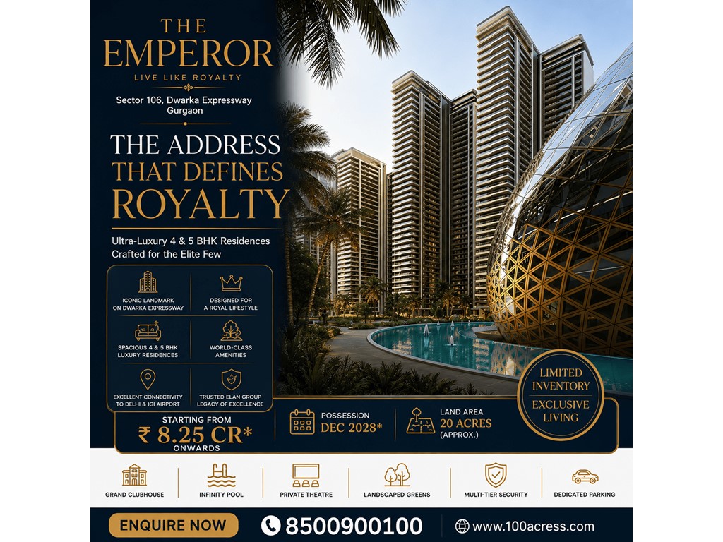 Gurgaon Elan The Emperor Gurgaon – Premium Residences for Luxury Living