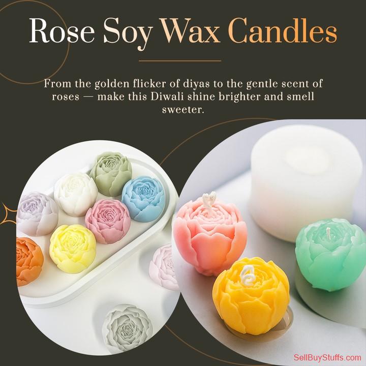 Mohali sandalwood rose soy candle