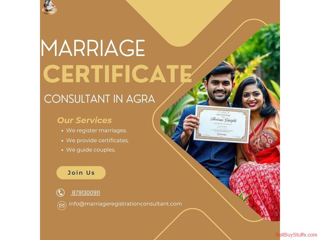 Agra Marriage Certificate Consultant in Agra – Trusted Marriage Certificate Provider in Agra
