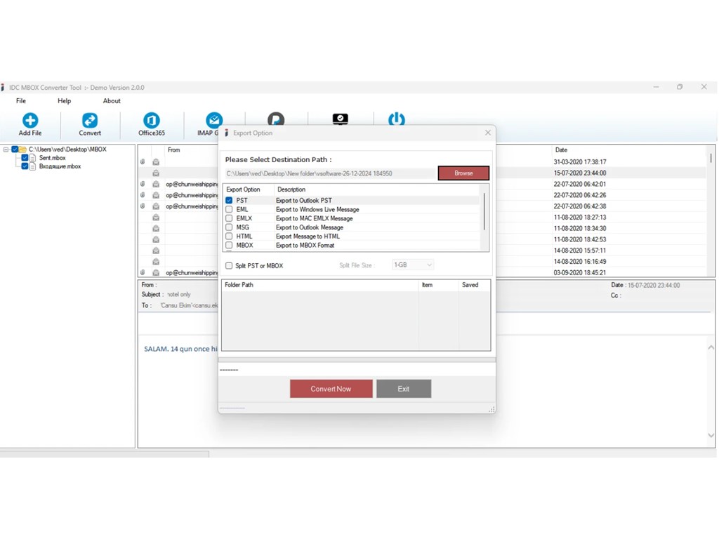 Pitampura IDC MBOX to PST Converter – Convert MBOX Files to Outlook PST Easily