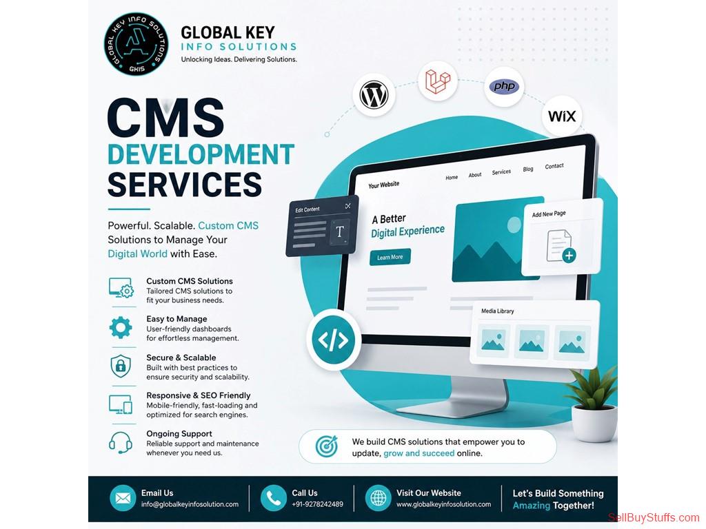 NOIDA Affordable CMS Development Services, Take Full Control of Your Website Content