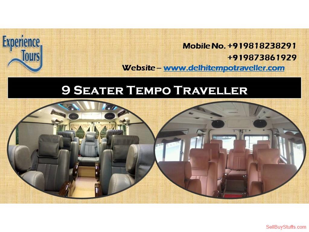 Luxury 9 Seater Tempo Traveller Hire in Delhi
