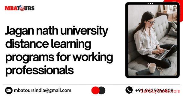 Jaipur Jagan Nath University distance learning programs for working professionals
