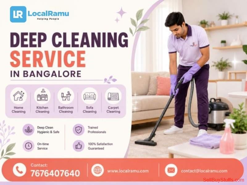 Bangalore Professional Full House Deep Cleaning Services with LocalRamu