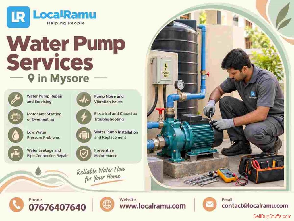 Mysore Smart Water Pump Repair Service in Mysore by LocalRamu