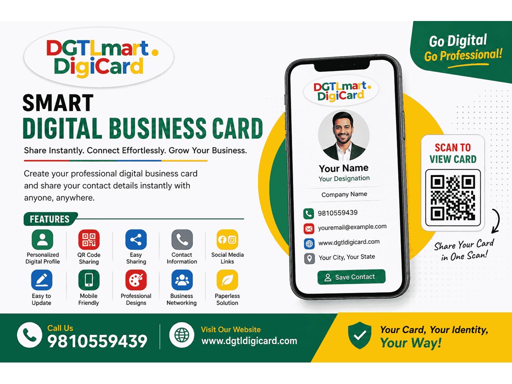 Australia Classifieds  Professional Digital Business Card | DGTL DigiCard