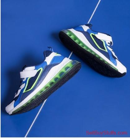Mumbai Red Tape Kids White Mesh Air + Walking Shoes