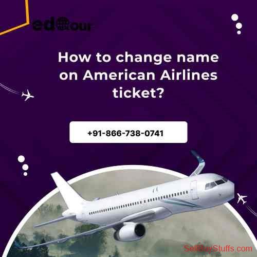 Arasikere How to change name on American Airlines ticket?