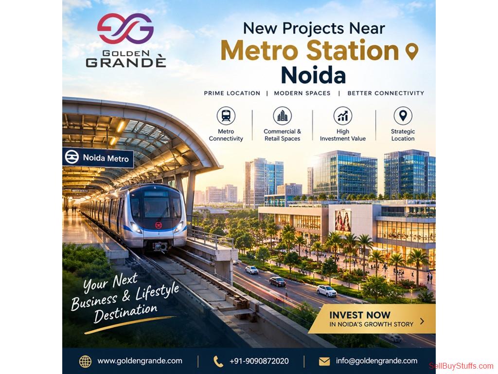 Greater Noida New projects near Metro station Noida | Golden Grande