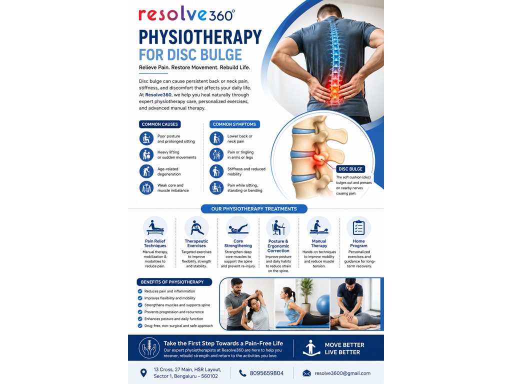 Bangalore l5 s1 disc bulge physiotherapy​