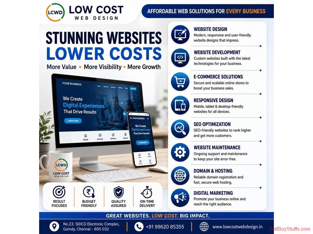 Chennai Low Cost Web Design Company in Chennai | Affordable Web Design