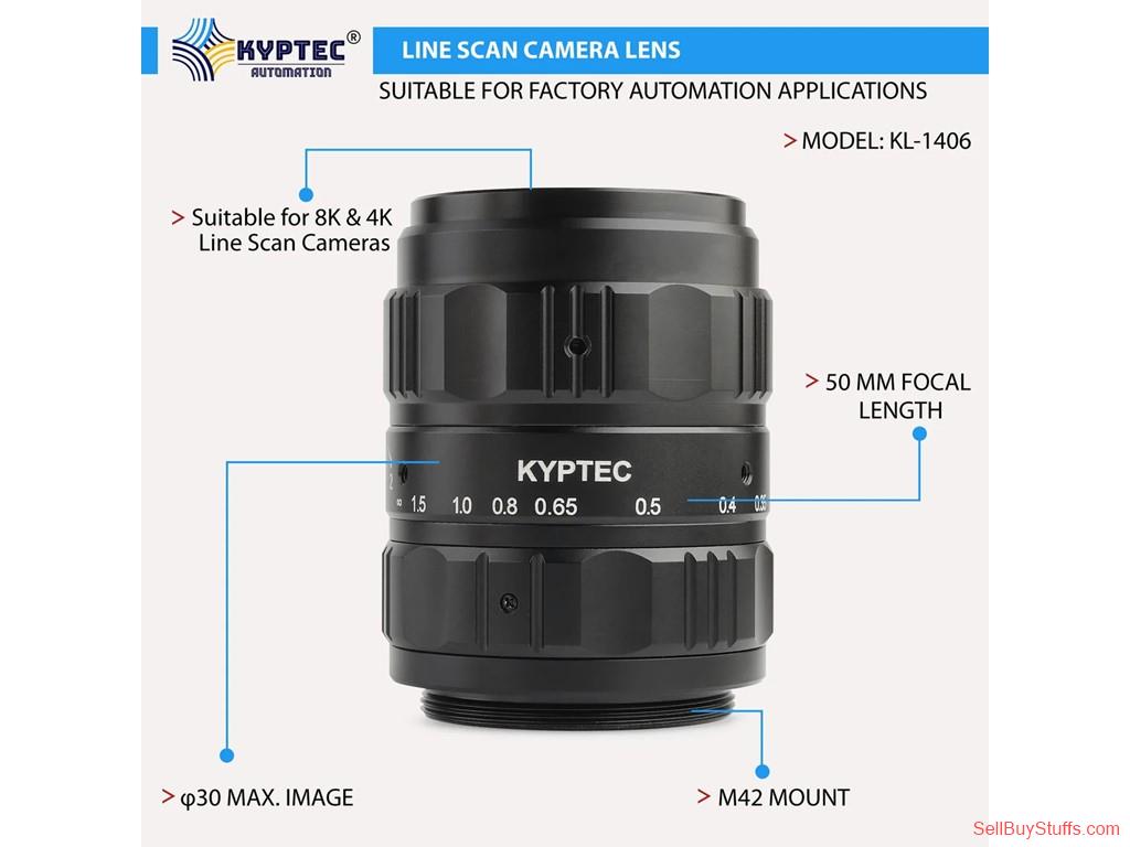 Delhi 50 MM 8K / 4K Line Scan Camera Lens for High-Speed Industrial Inspection | M42 Mount – Kyptec Automation®