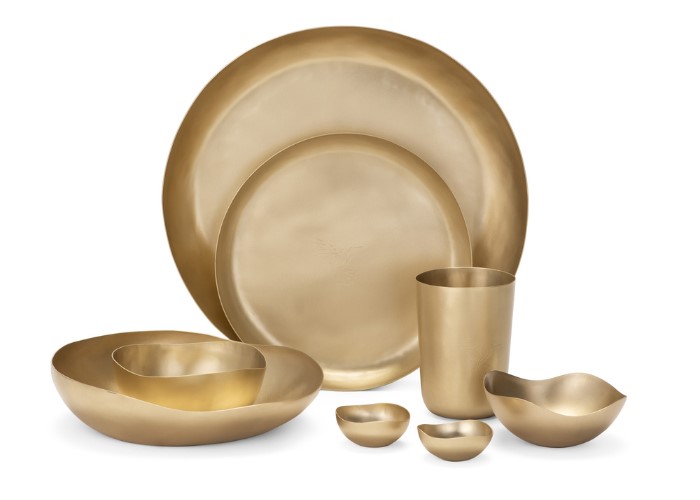 second hand/new: Buy Luxury Brass Thali Set Of 7