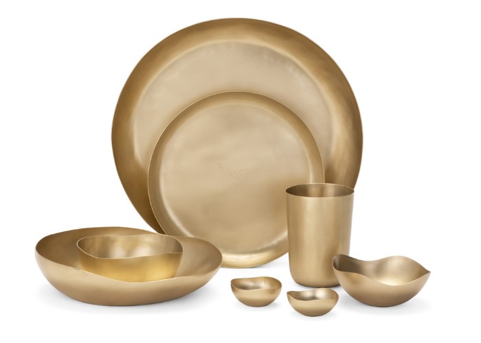 Delhi Buy Luxury Brass Thali Set Of 7