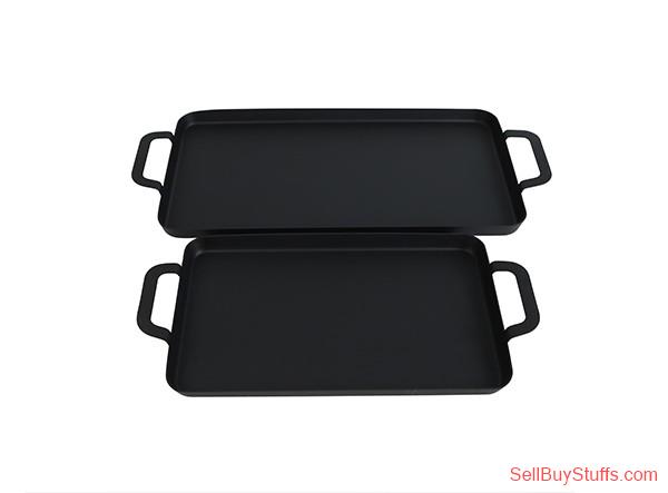 Wholesale Stove Top Double Burner Carbon Steel Flat Griddle